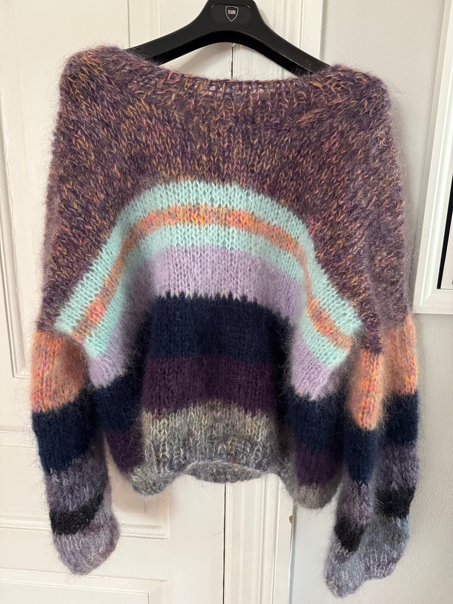 Chunky mohair knit in lovely colors