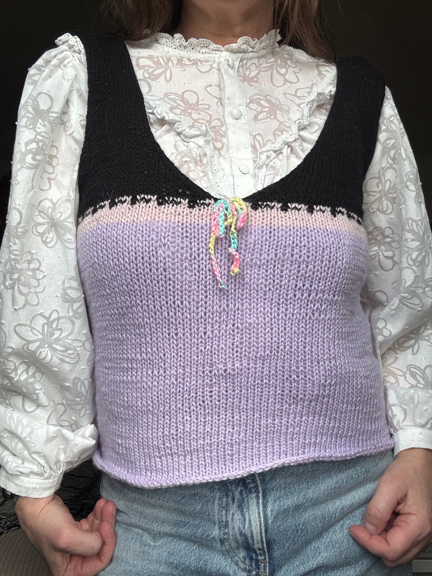Summer top with bow