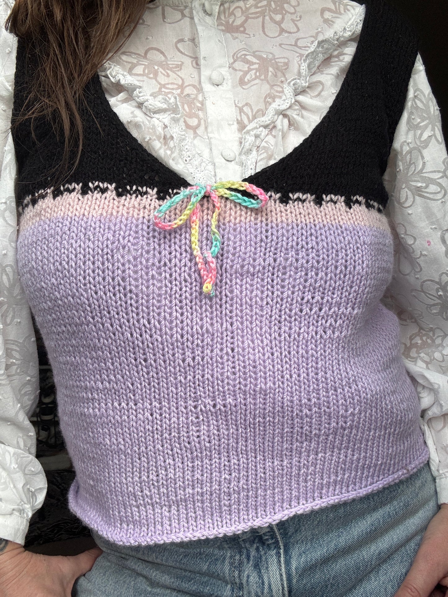 Summer top with bow
