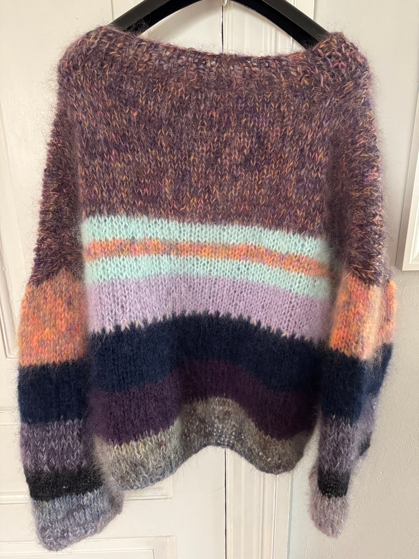 Chunky mohair knit in lovely colors