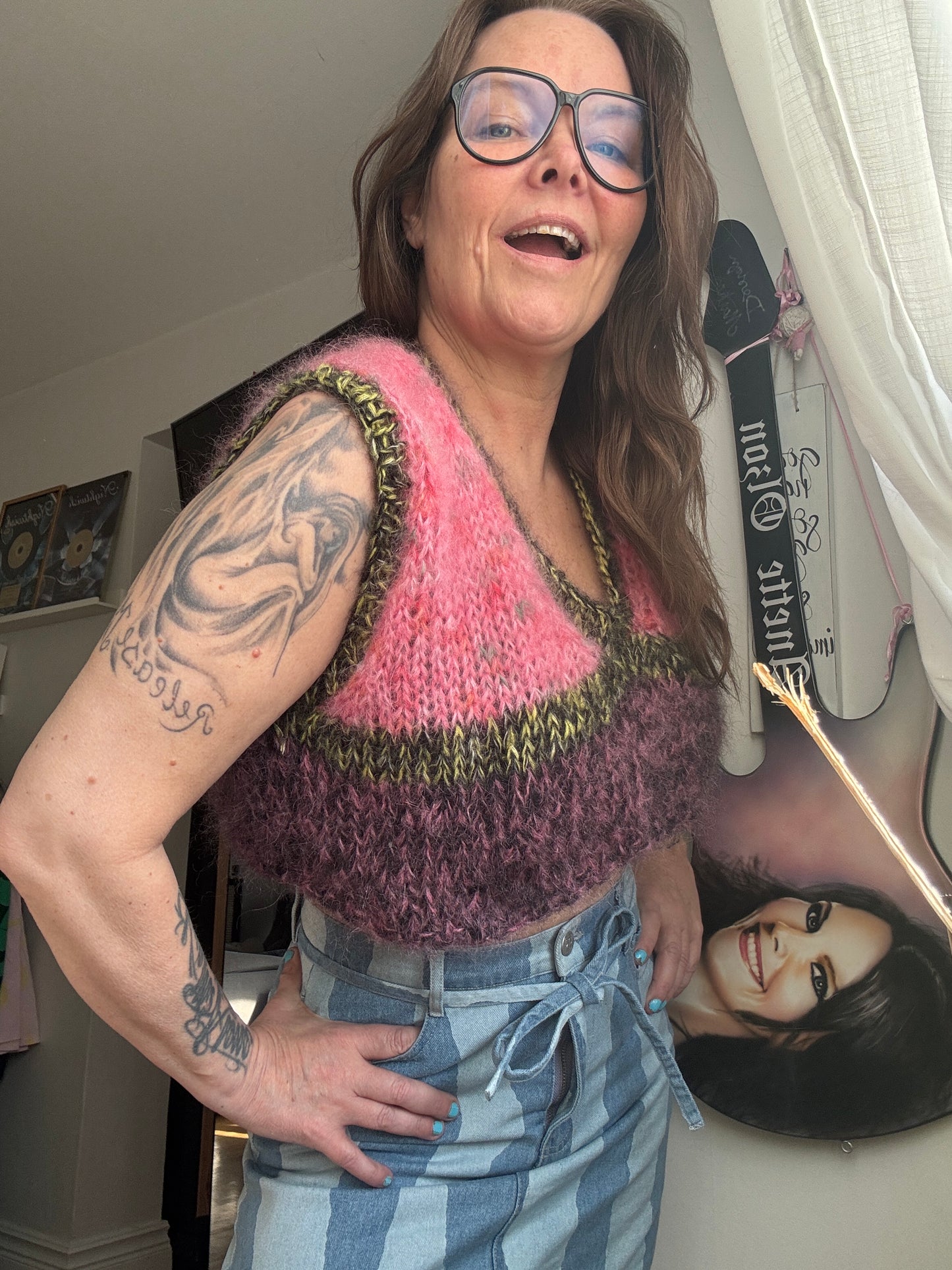 Mohair summer vest