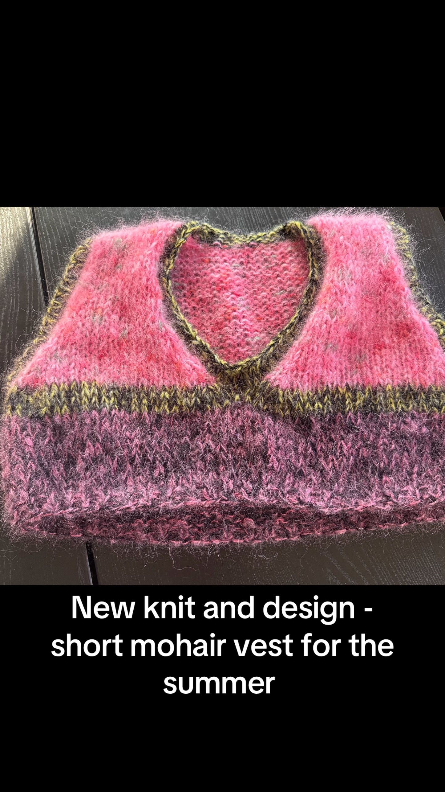 Mohair summer vest
